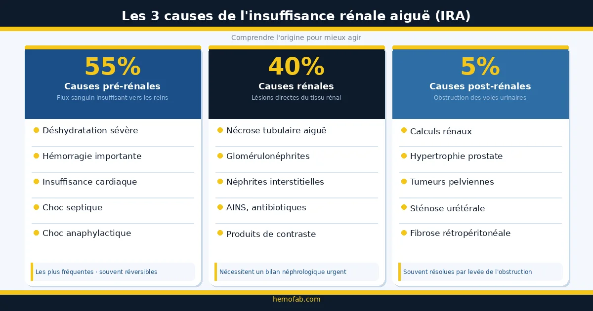 Insuffisance rénale aiguë : réversible, mais à ne pas négliger